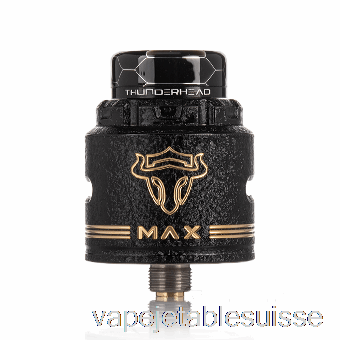 Vape Suisse Créations Thunderhead Tauren Max 25mm Bf Rda Laiton Noir